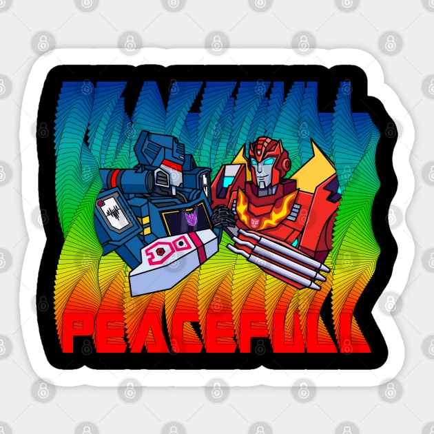 Transformers Peacefull Sticker by Olievera